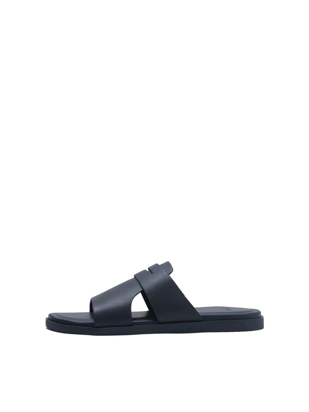 RARE RABBIT RAREZ Jaxa Men Dark Navy Leather Sandal - view 1