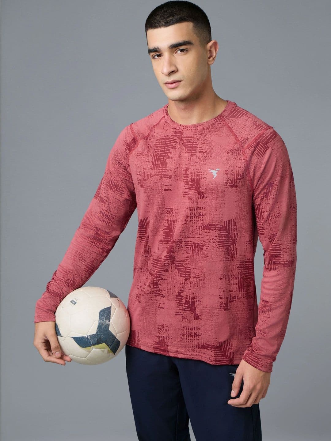 Technosport Men Printed Slim Fit T-shirt - view 1