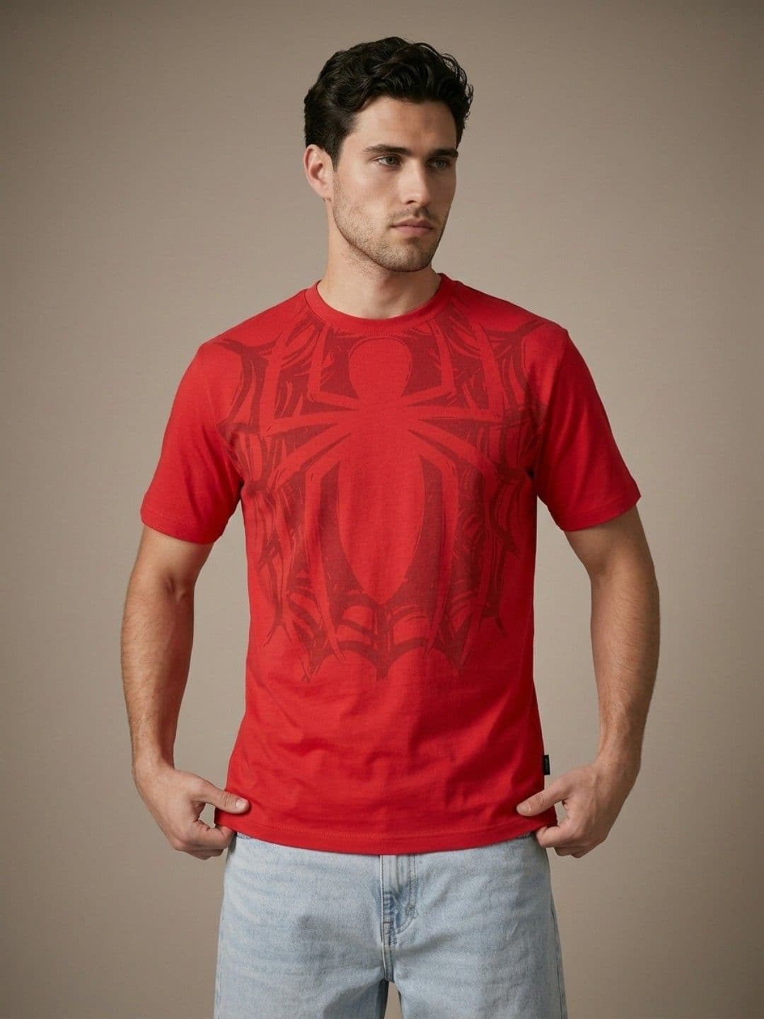 glitchez Spider Man Printed T-shirt - view 1
