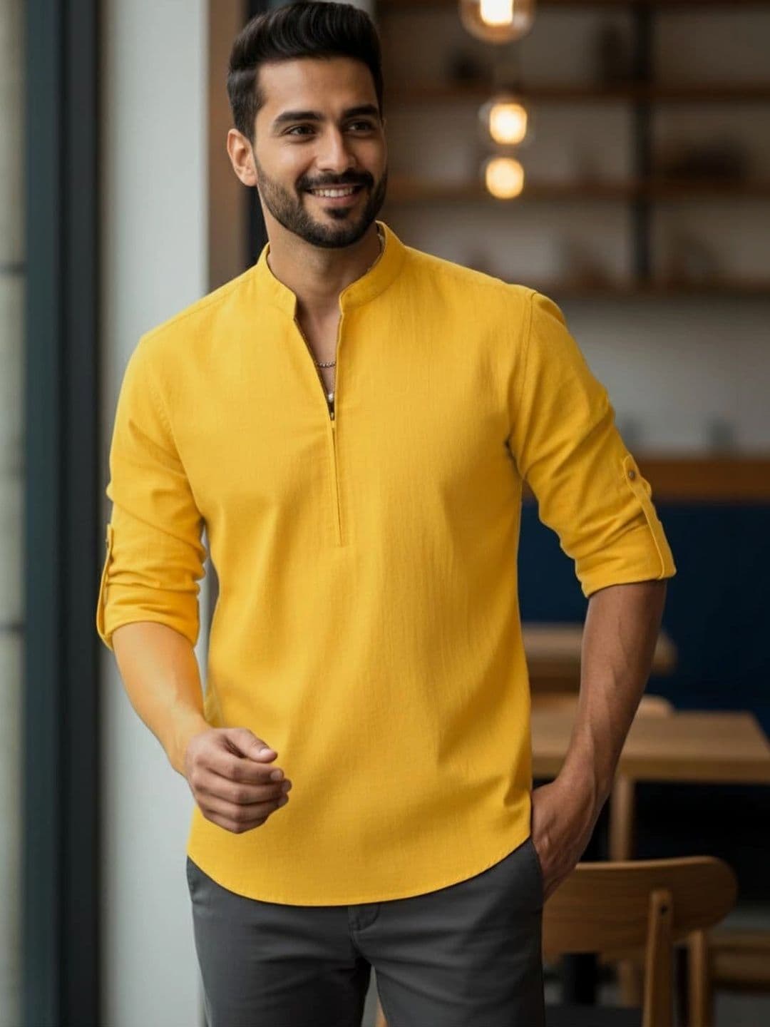 BULL FIRE Men Kurta - view 1