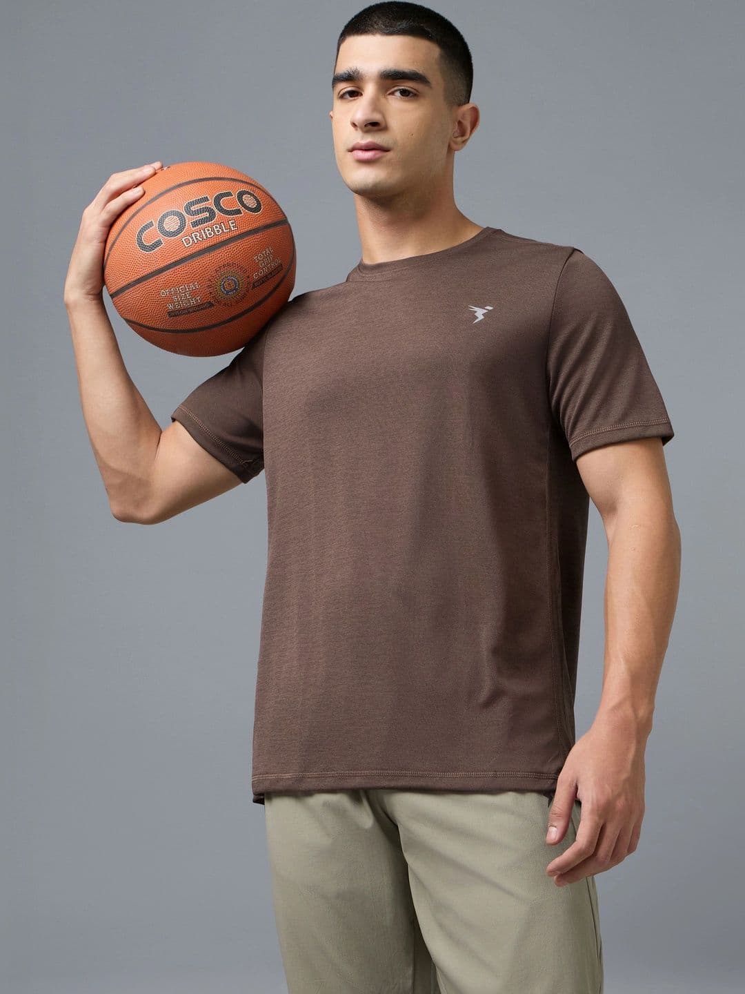 Technosport Men Brand Logo Slim Fit T-shirt - view 1