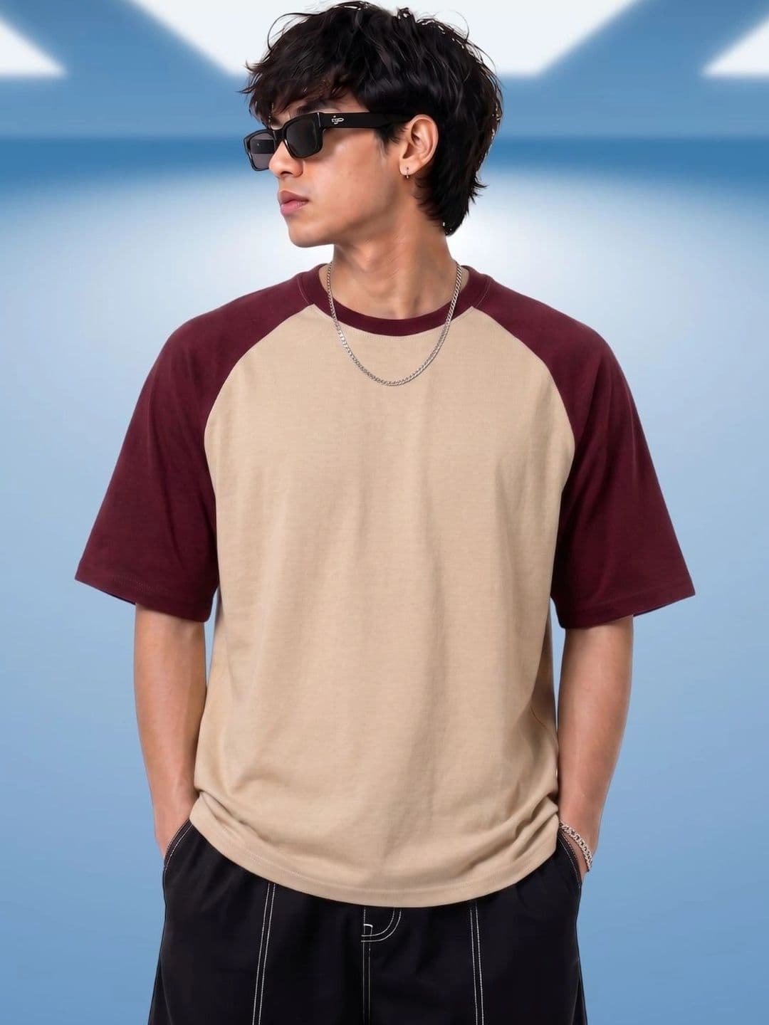 MEG FASHION Men Colourblocked T-shirt - view 1