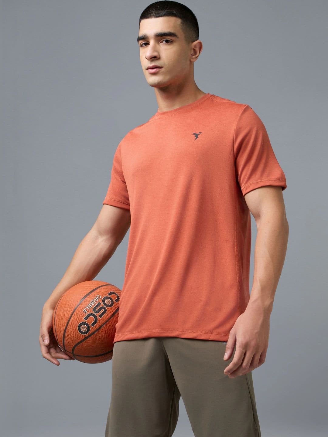 Technosport Men Brand Logo Slim Fit T-shirt - view 1