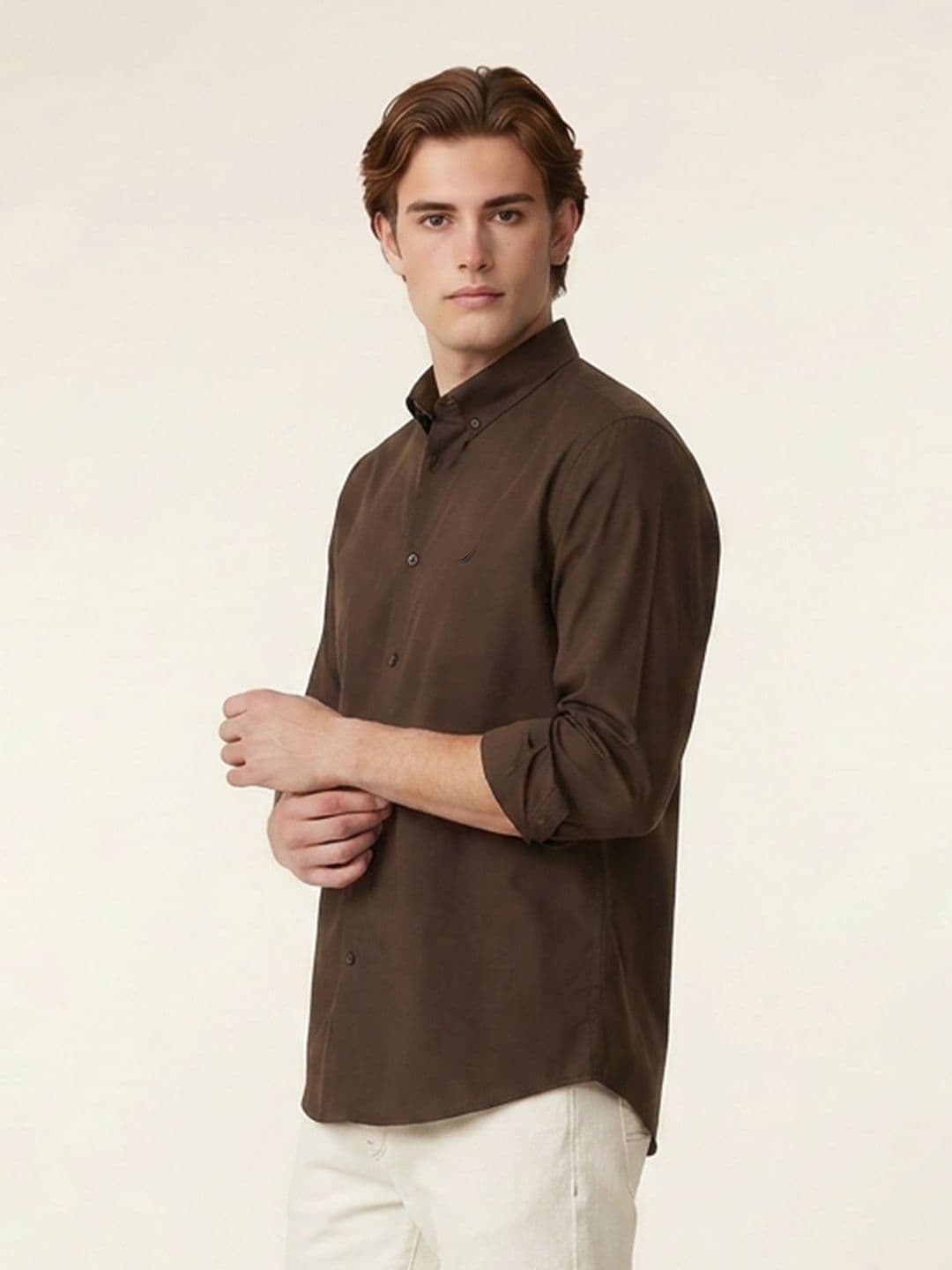 Nautica Slim Fit Pure Cotton Casual Shirt - view 1