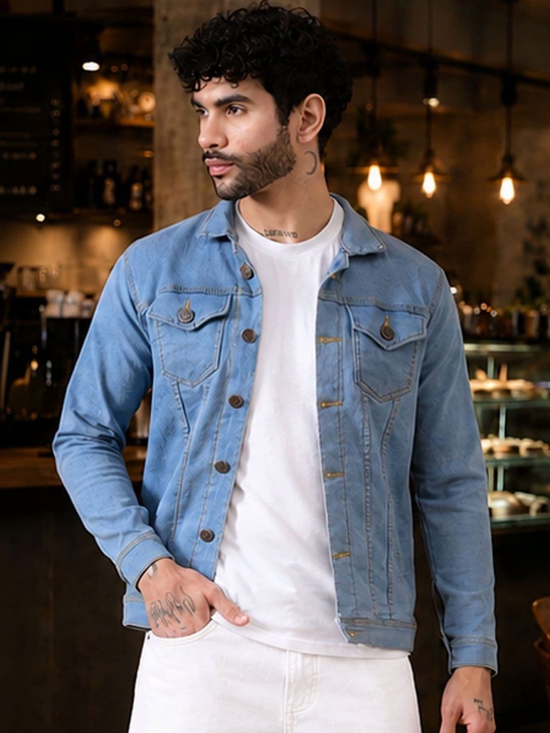 Moda Star Men Outdoor Denim Jacket - view 1
