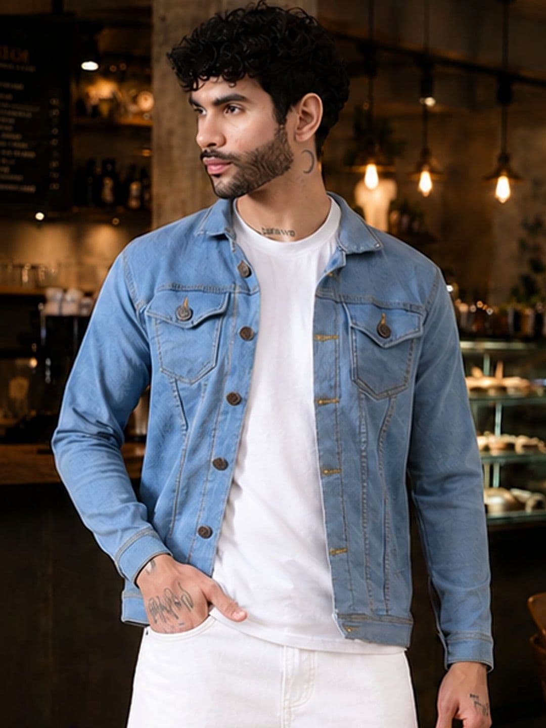 Moda Star Men Outdoor Denim Jacket - view 1