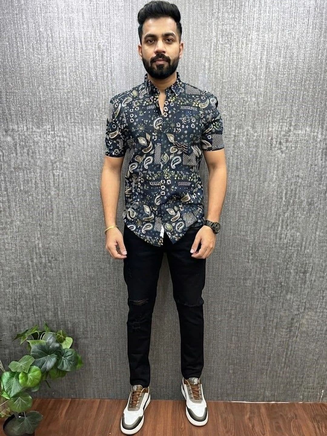 AARYA EXP Men Classic Printed Casual Shirt - view 1