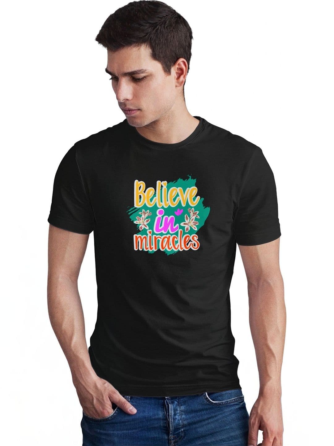 Seekbuylove Men Typography Printed Bio Finish T-shirt - view 1