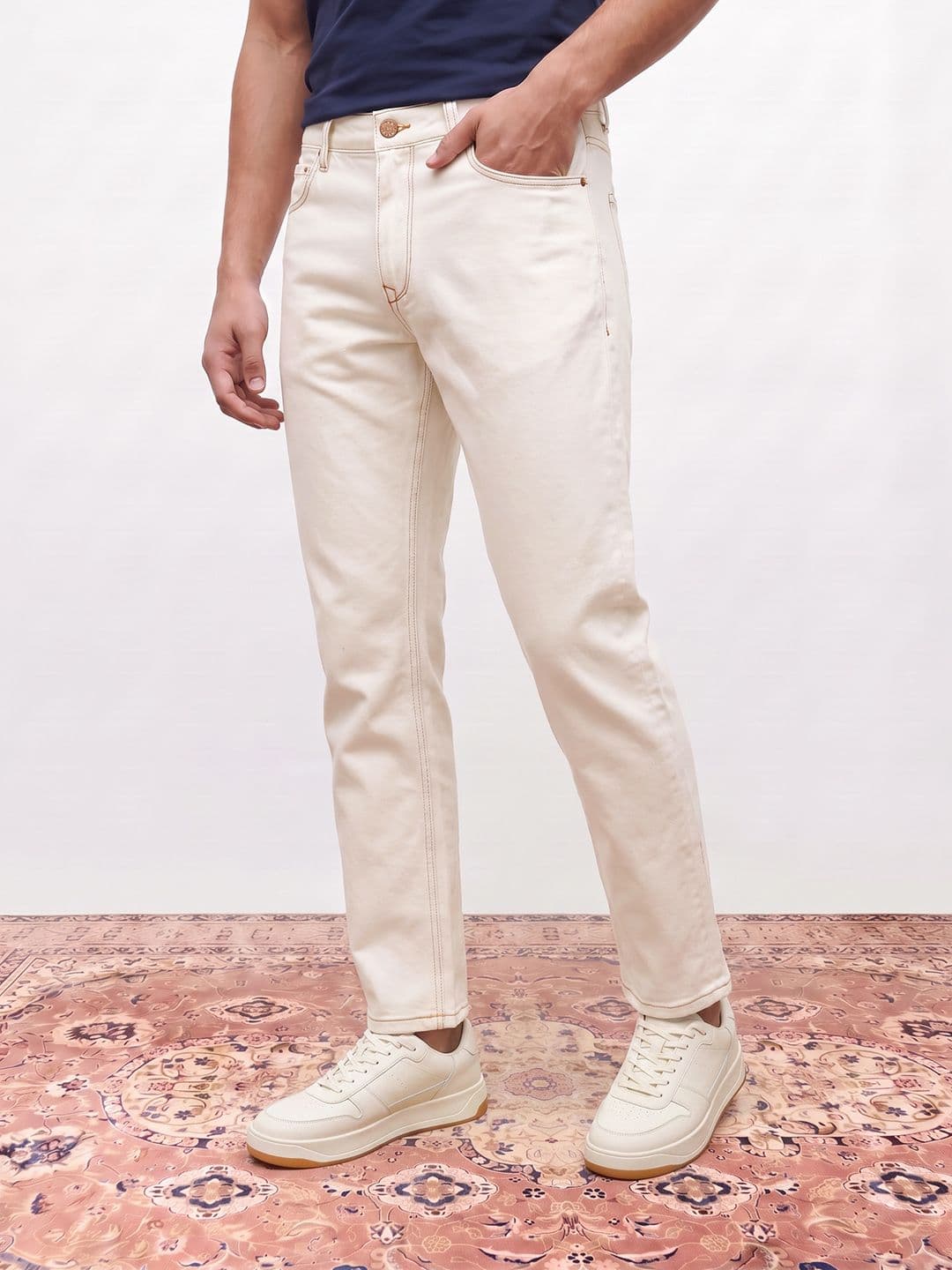 Mr Bowerbird Regular Fit Classic Wash Stretchable Jeans - view 1