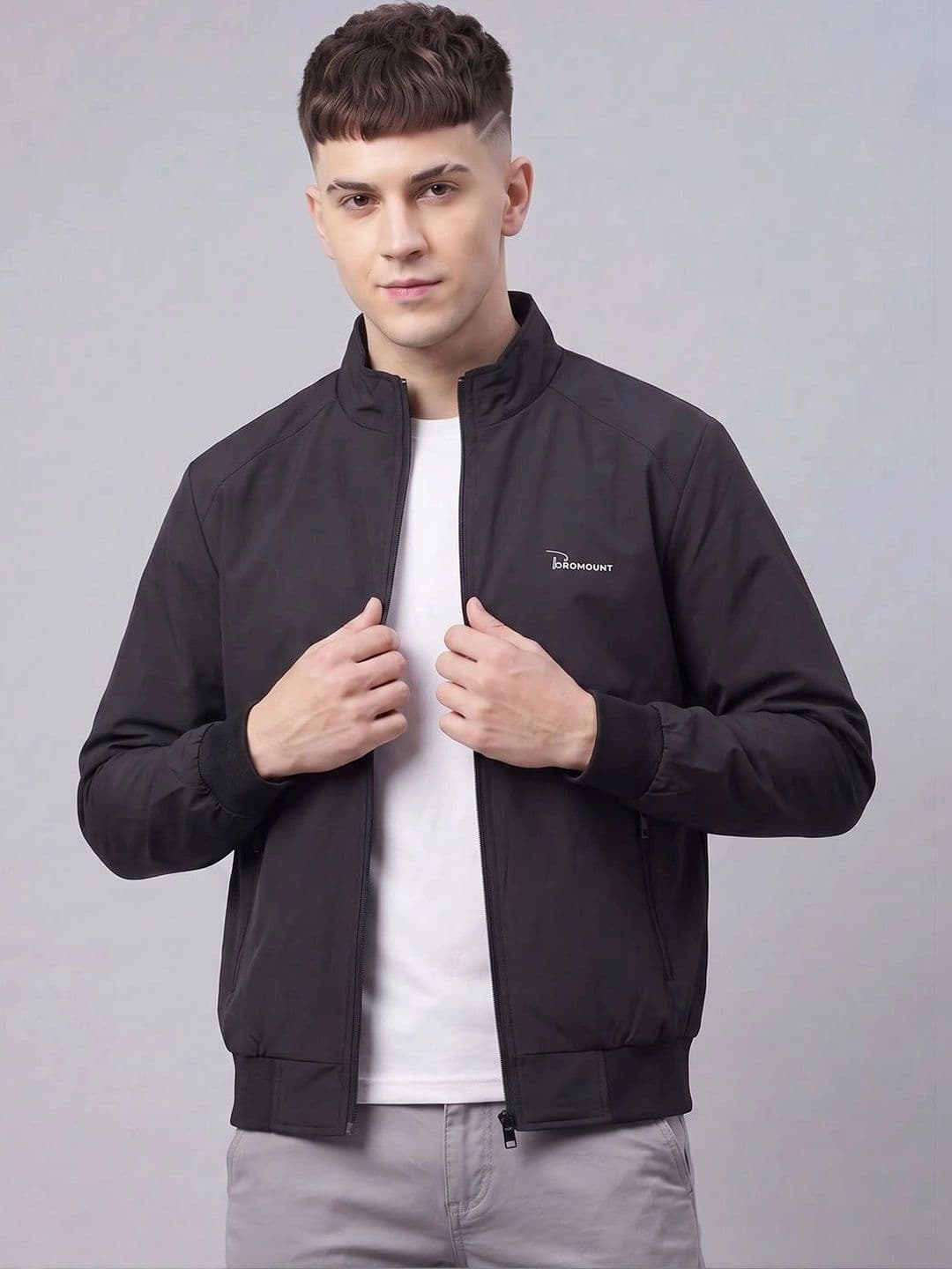 MOUNTAIN COLOURS Men Lightweight Training or Gym Bomber Jacket - view 1