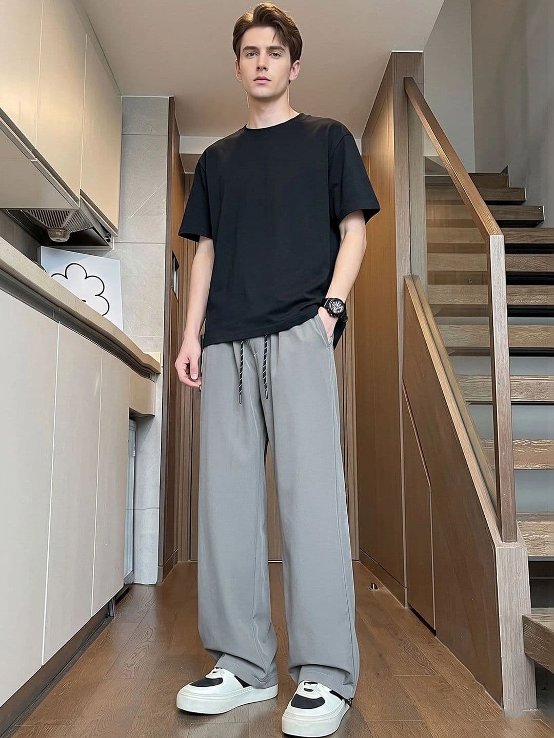 Suo Men Easy Wash Trousers - view 1
