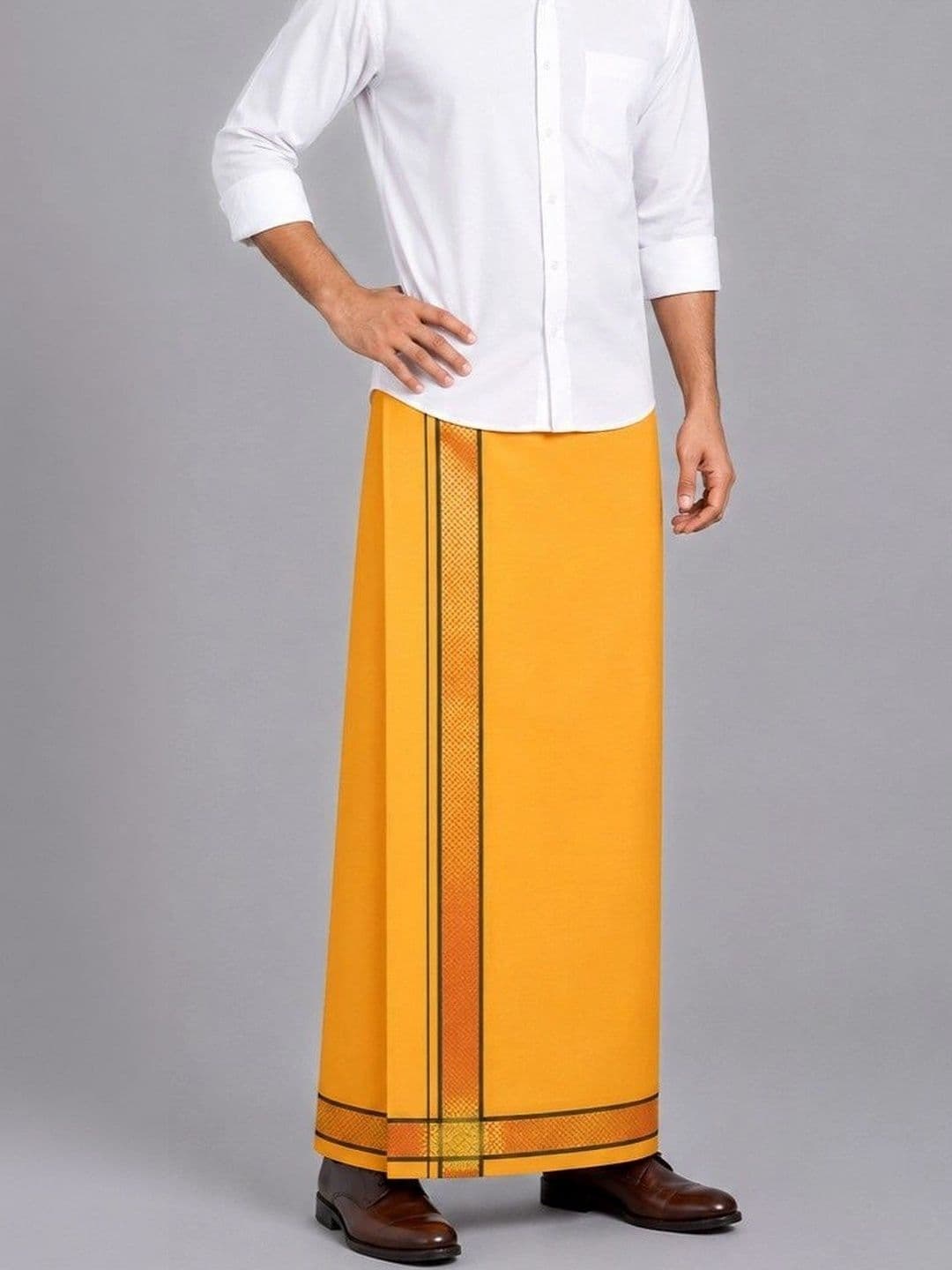 Sharan Elegance Men Cotton Dhoti Dhotis - view 1