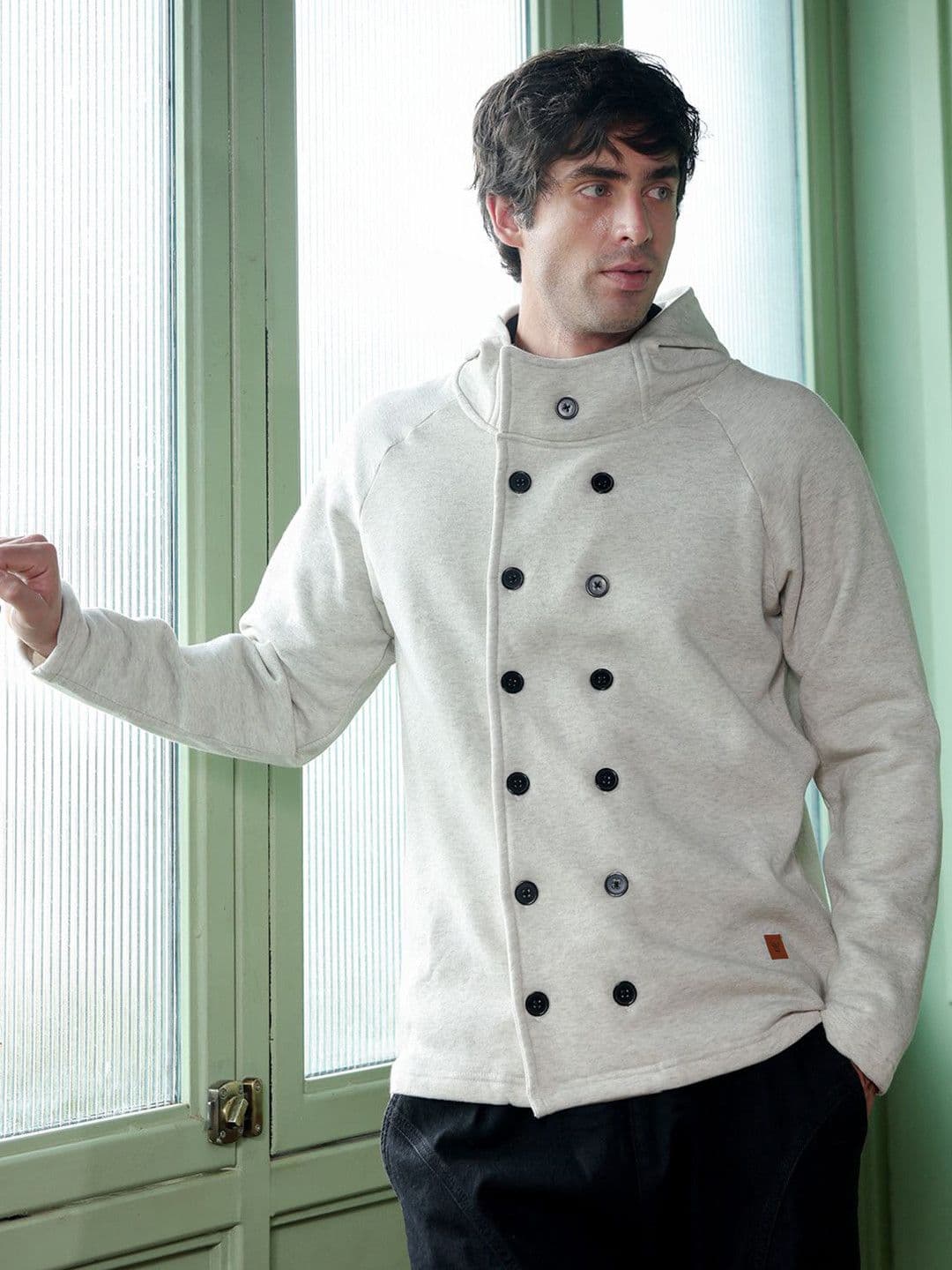CAHOOT Men Hooded Solid Lightweight Tailored Jacket - view 1