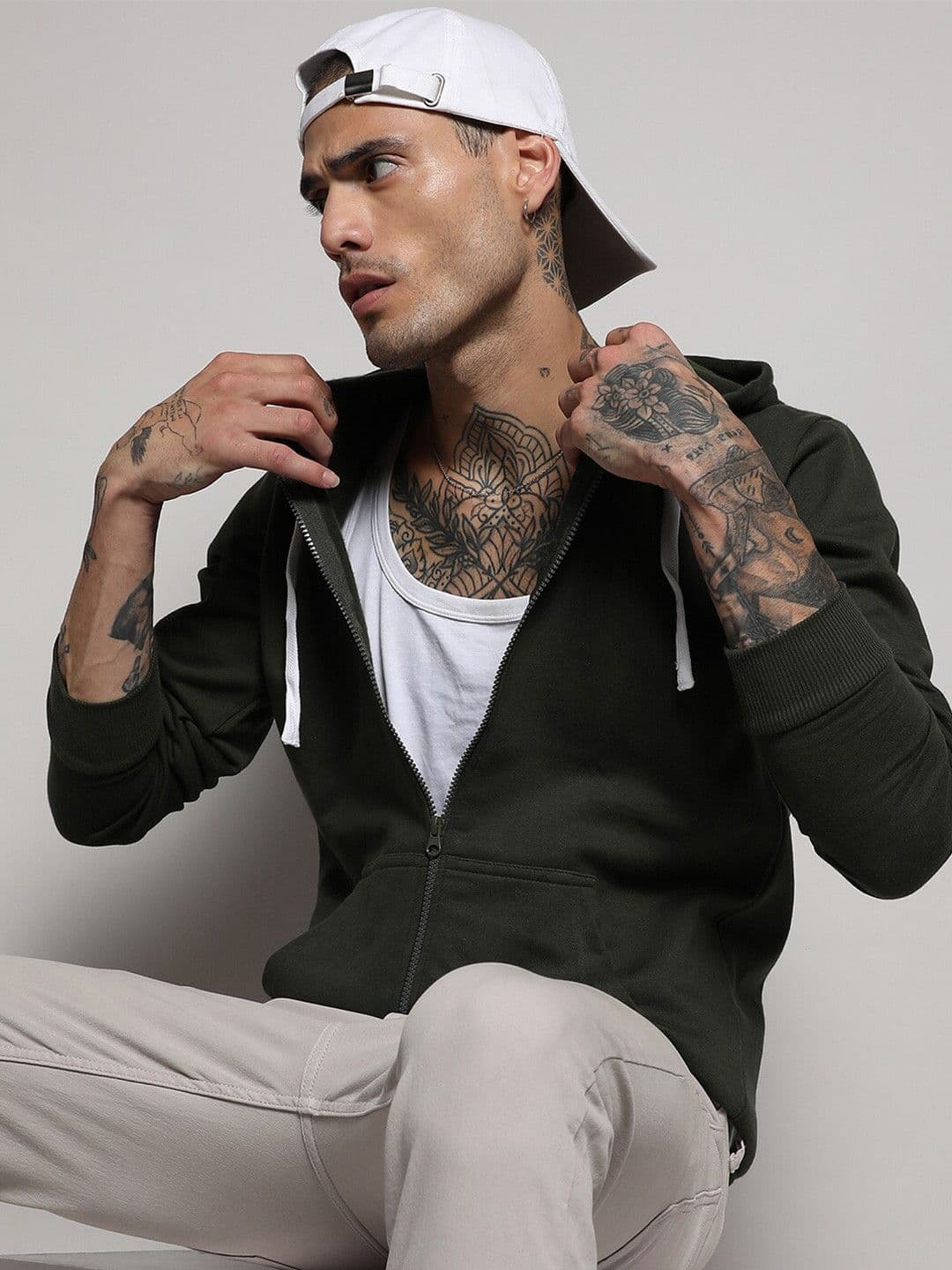 CAHOOT Hooded Cotton Bomber Jacket - view 1