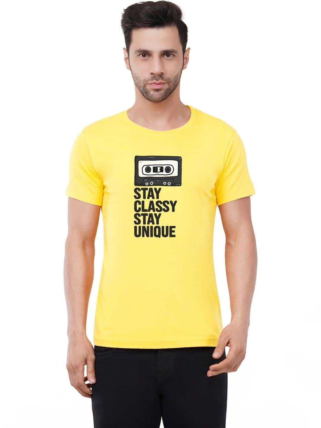 Caseria Men Typography Printed T-shirt - view 1