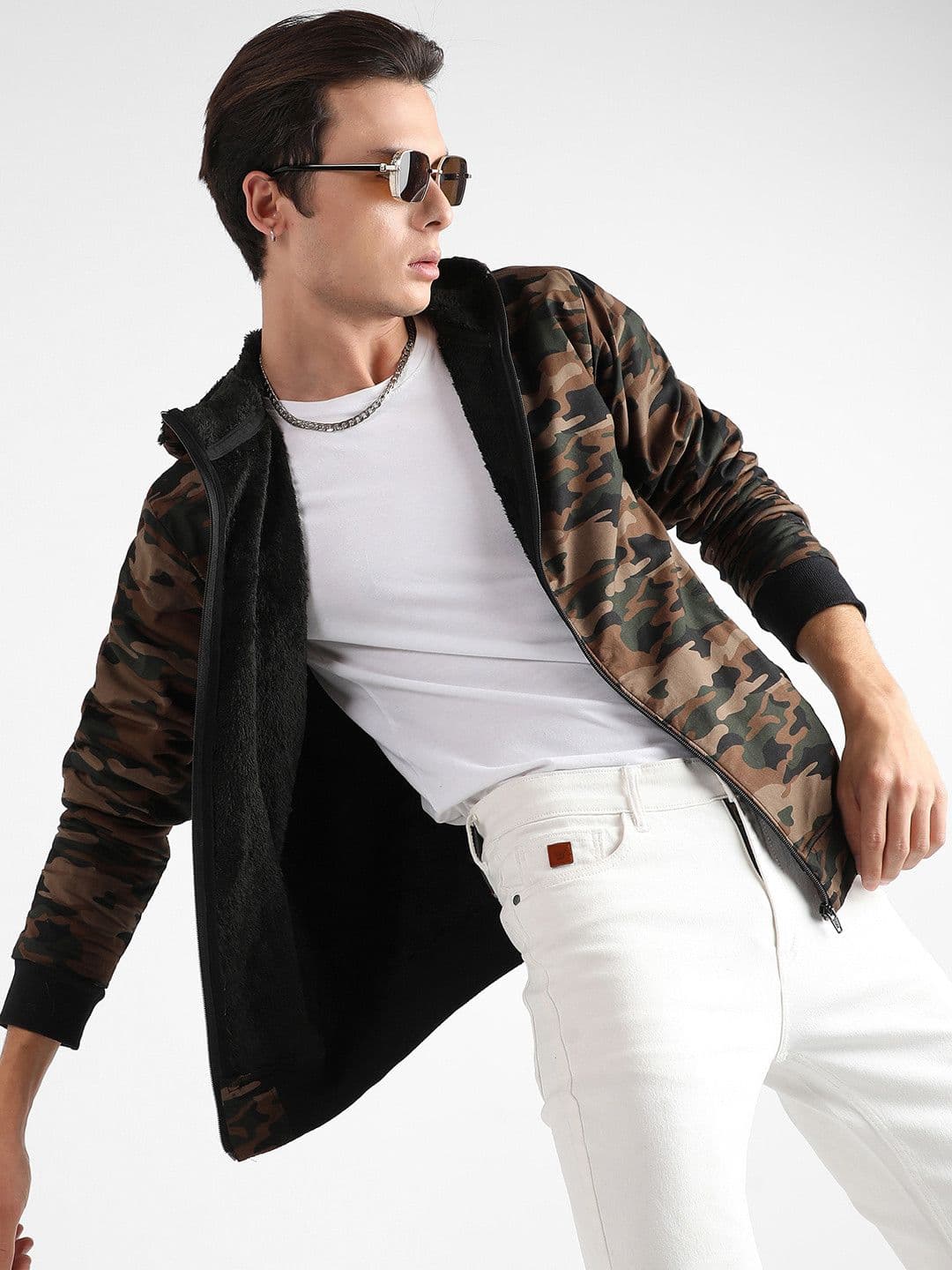 CAHOOT Men Camouflage Lightweight Biker Jacket - view 1