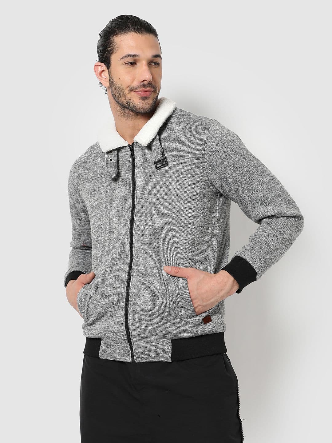 CAHOOT Men Grey Windcheater Outdoor Tailored Jacket - view 1
