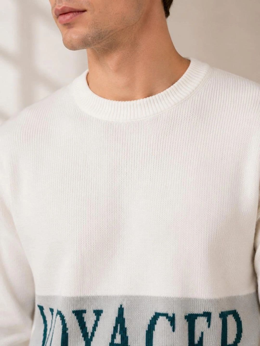 Moda Rapido Men Typography Colourblocked Pullover - view 1