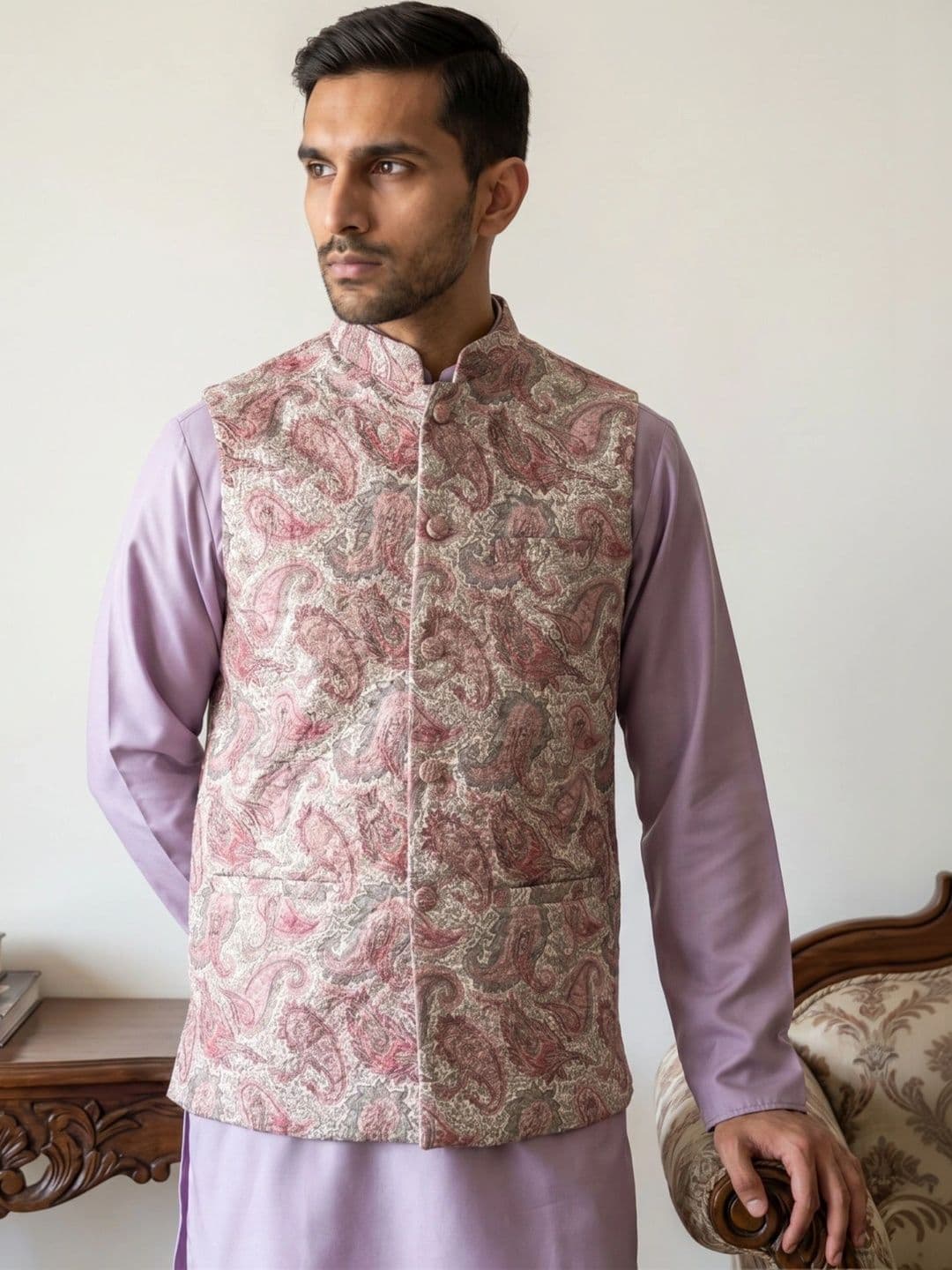 Jompers Embroidered Nehru Jackets - view 1
