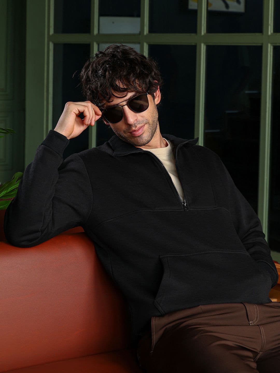 CAHOOT Stand Collar Cotton Fleece Lightweight Rider Jacket - view 1