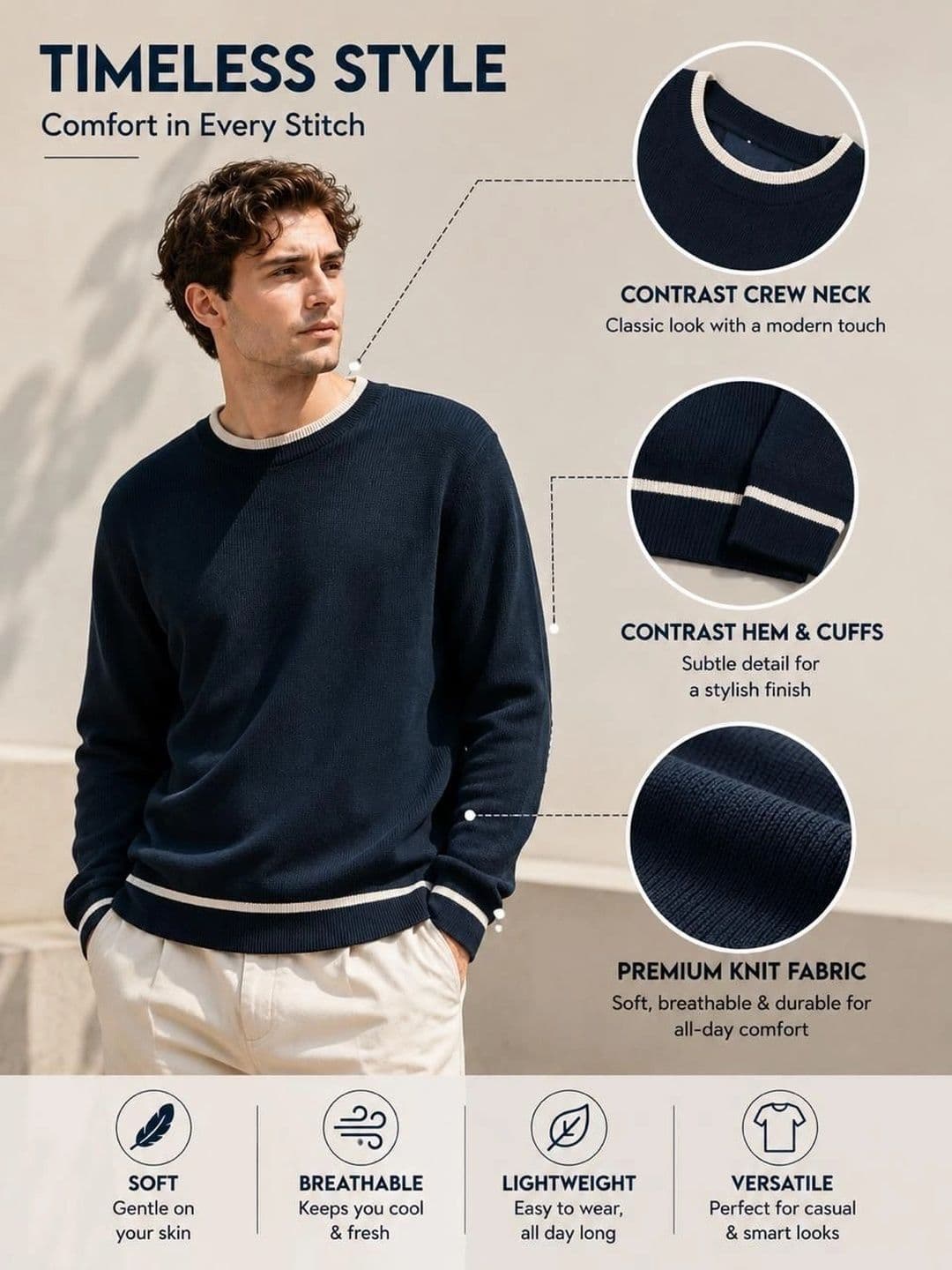 Moda Rapido Men Pullover - view 1
