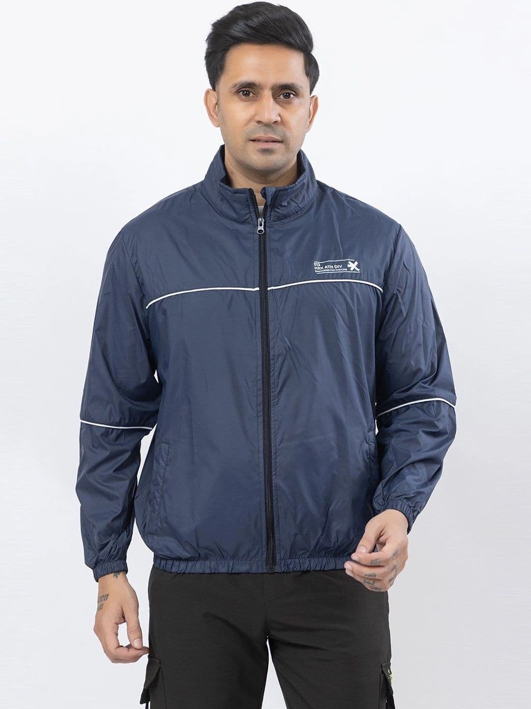 HRX by Hrithik Roshan Men Typography Lightweight Sporty Jacket - view 1