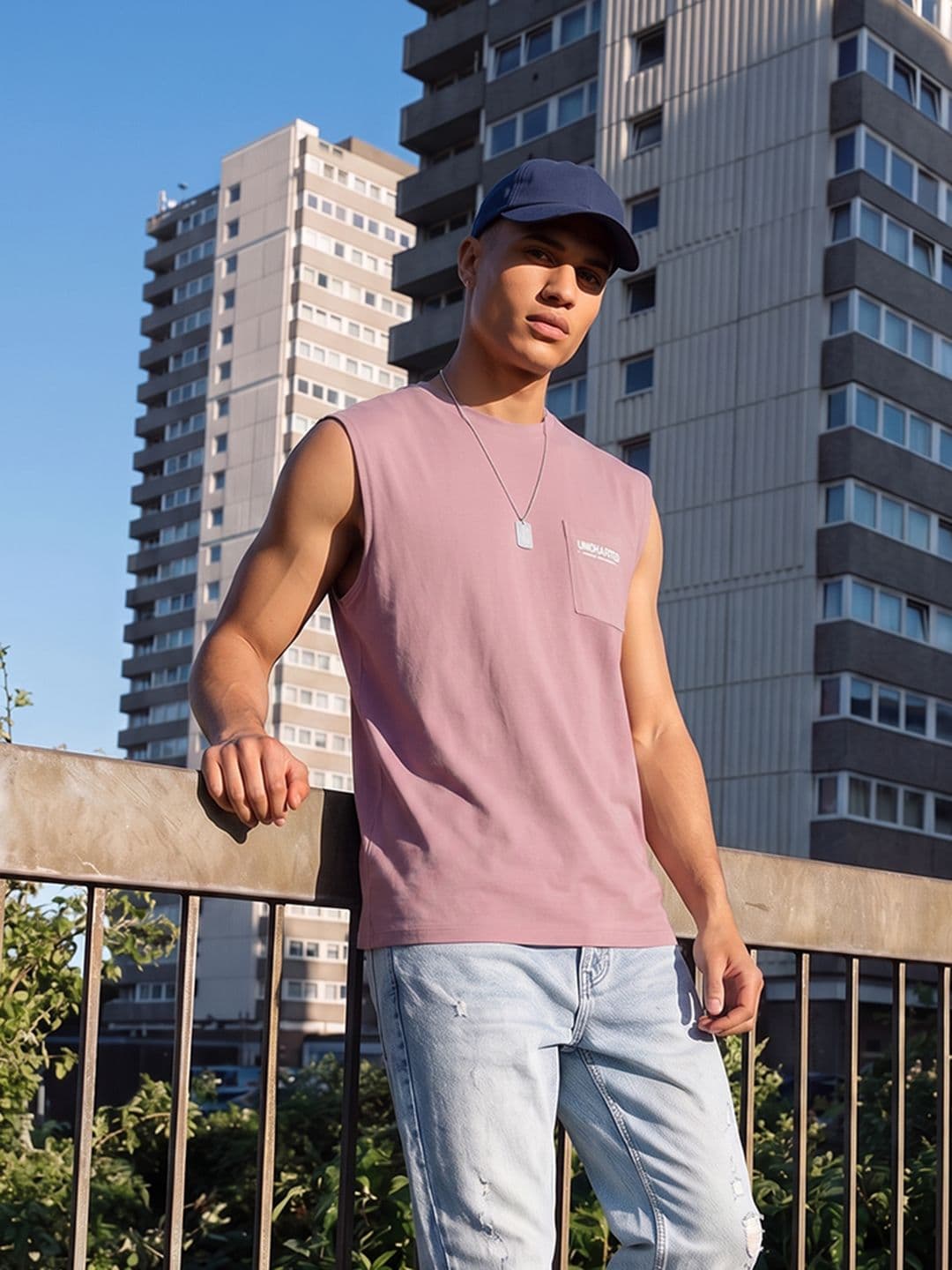 The Roadster Life Co. Typography Printed Relaxed Fit Pure Cotton T-shirt - view 1