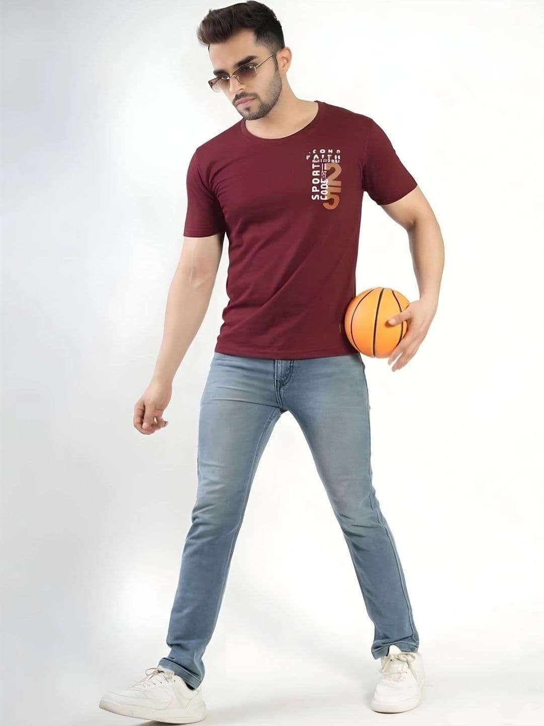 FLORA SHINE Men Typography Printed Bio Finish T-shirt - view 1