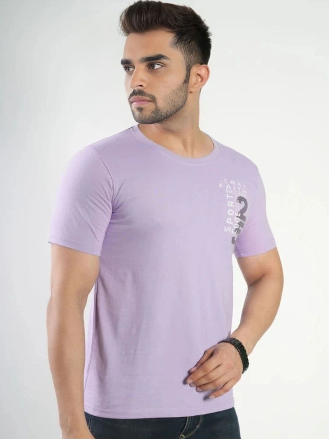 FLORA SHINE Men Typography Printed Bio Finish T-shirt - view 1
