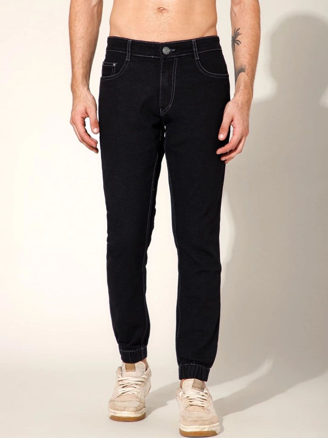 STUDIO NEXX Men Jogger Mid-Rise Cuffed Hem Jeans - view 1