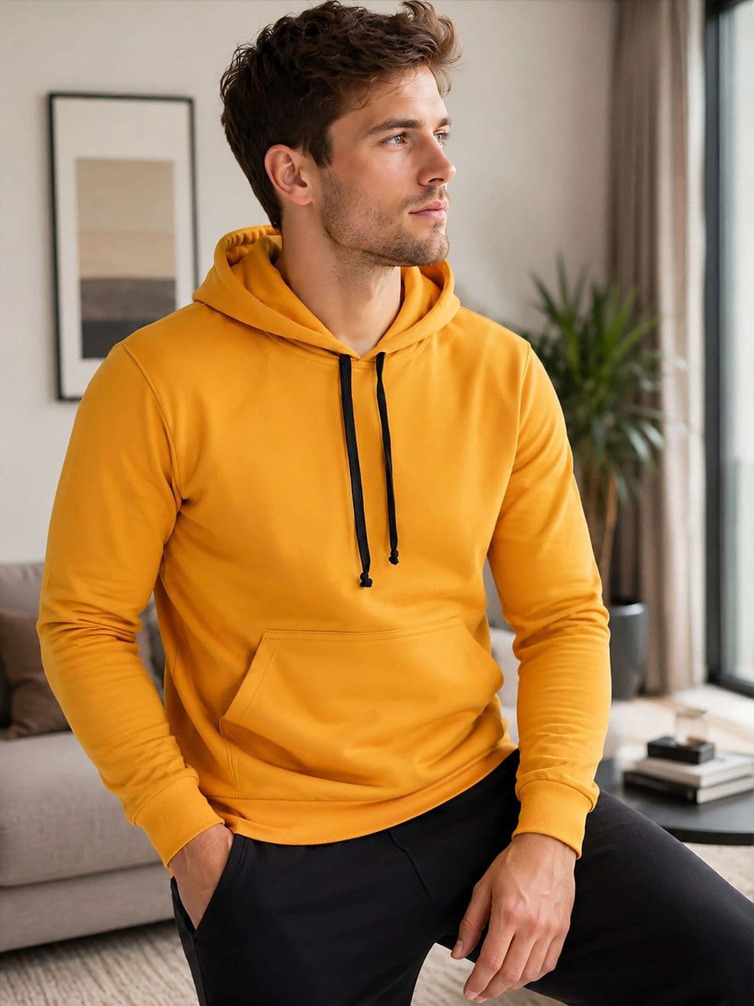 ATIGIANO Men Printed Hooded Sweatshirt - view 1