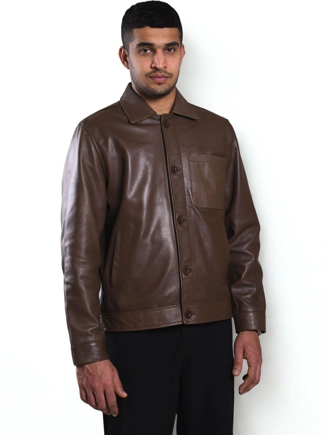 Bellish Men Leather Leather Jacket - view 1