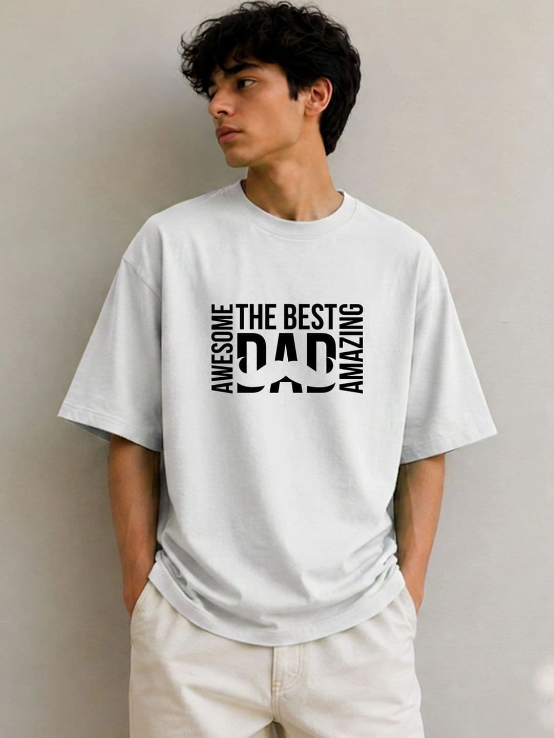 Fashnobic Men Typography Printed Pure Cotton Blend Dri-FIT T-shirt - view 1
