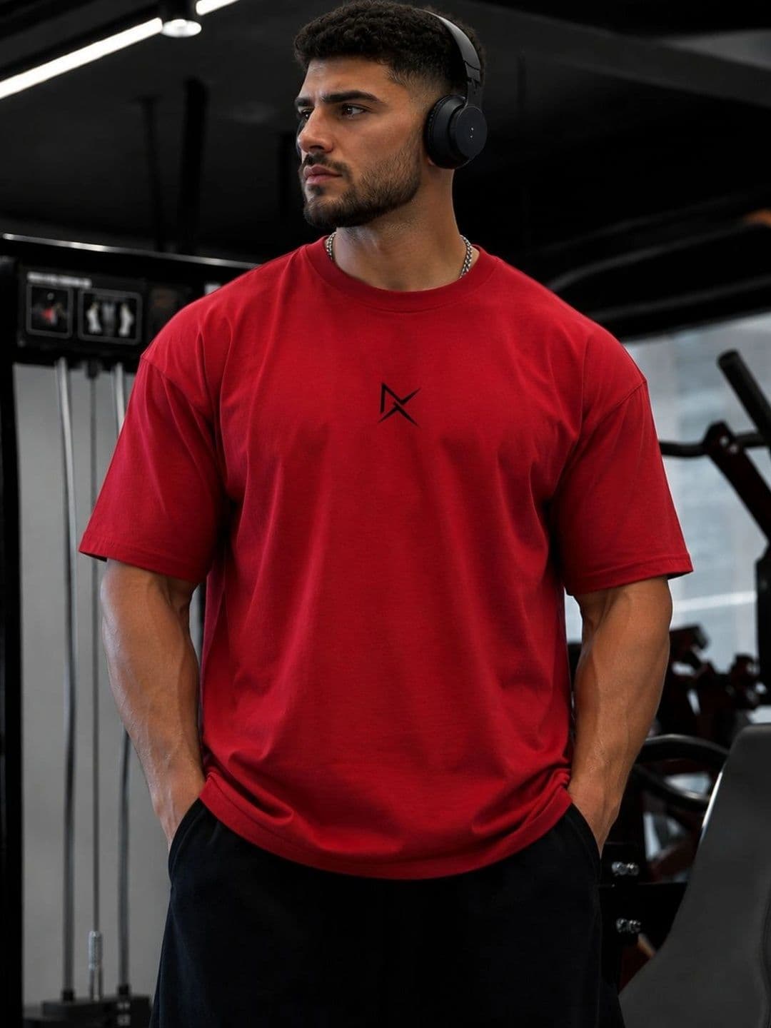 THE NOX Men Brand Logo Printed Bio Finish T-shirt - view 1