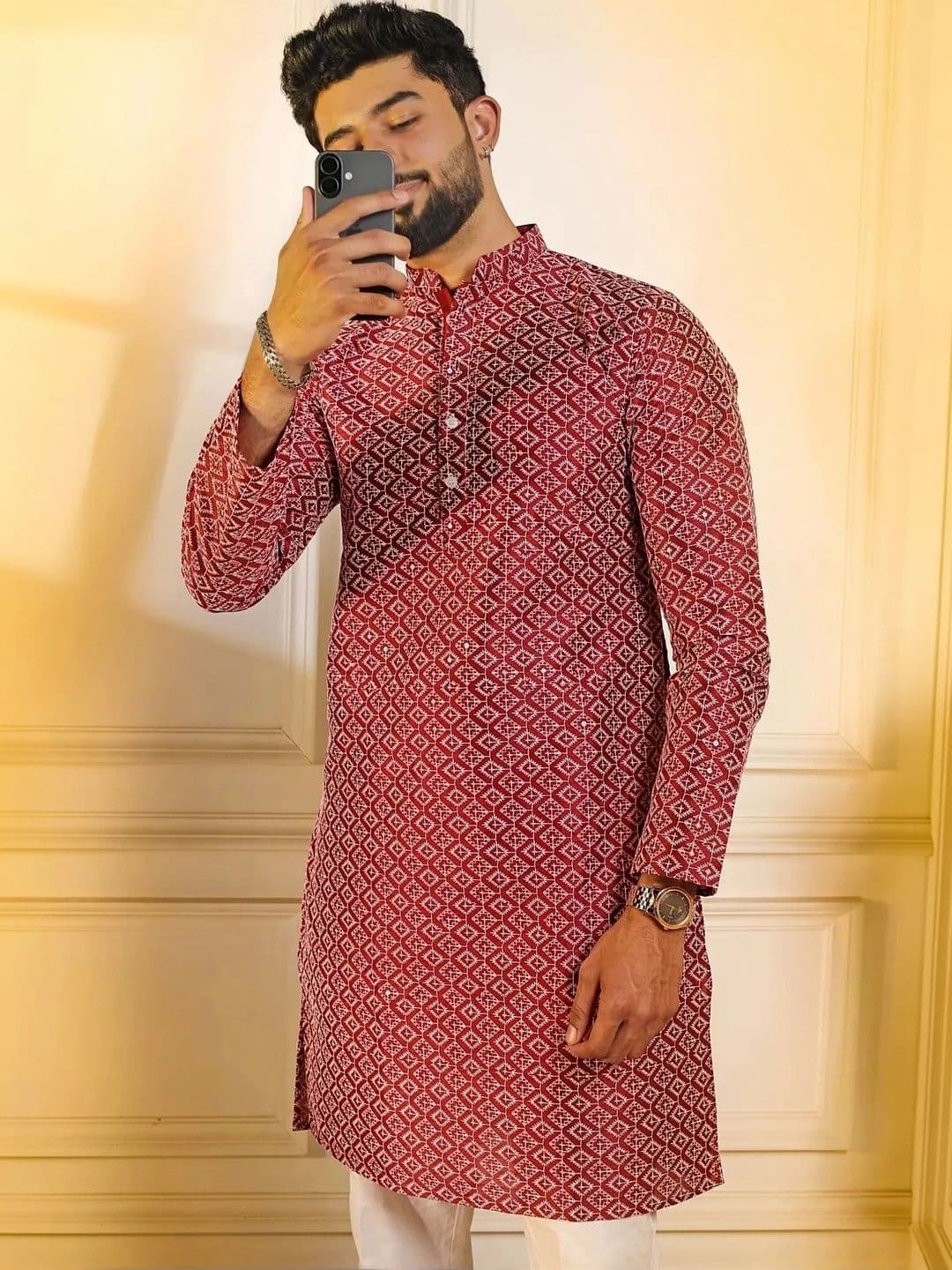 ELYXAROSE Men Kurta - view 1