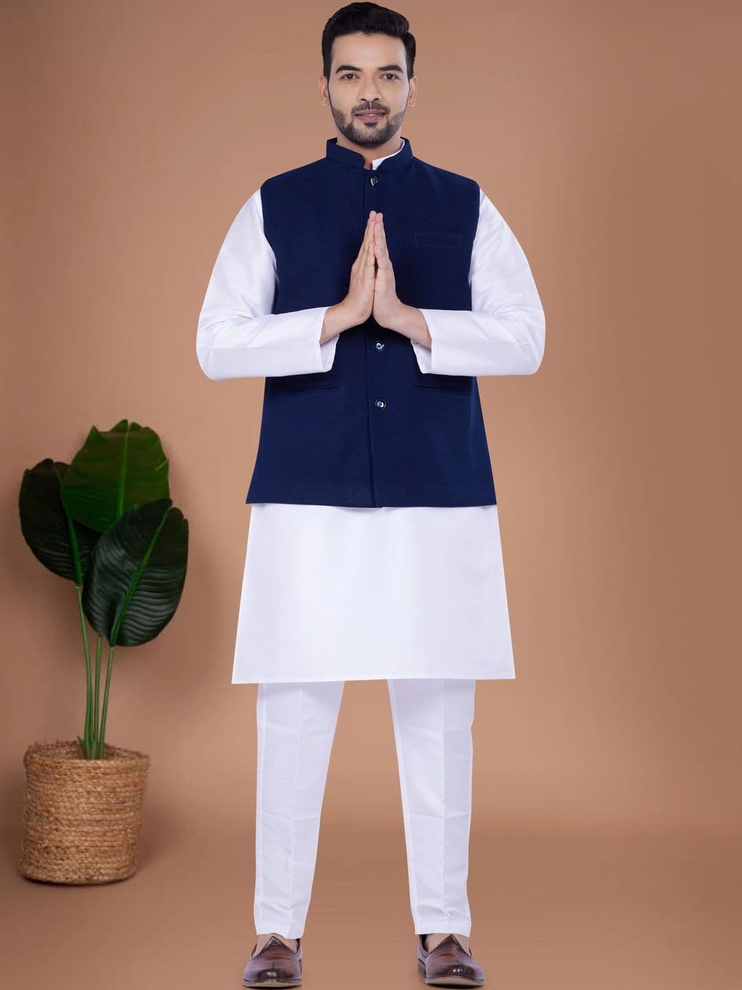 DULHAPAKSH Men Corduroy Open Front Jacket - view 1