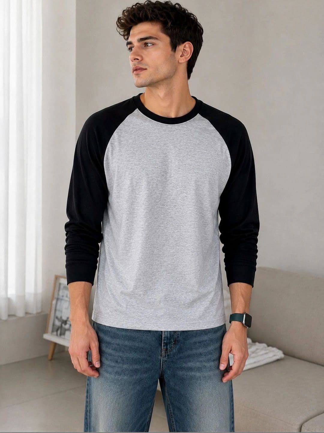 Imsa Moda Men Colourblocked T-shirt - view 1