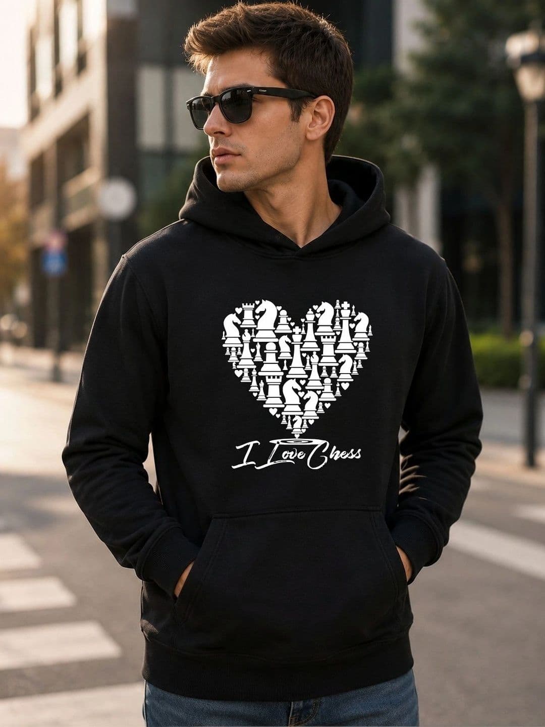 TRENDIFYTEEZ Men Printed Hooded Sweatshirt - view 1