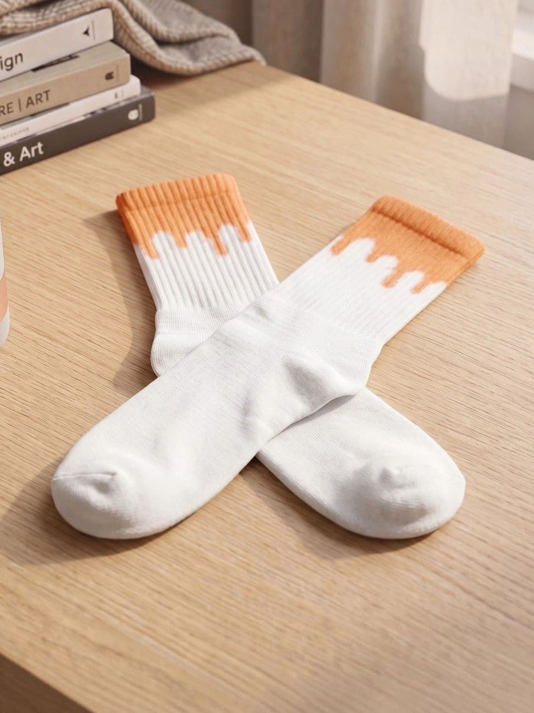 pell-mell Men Pack of 2 Cotton Assorted Patterned Above Ankle Socks - view 1