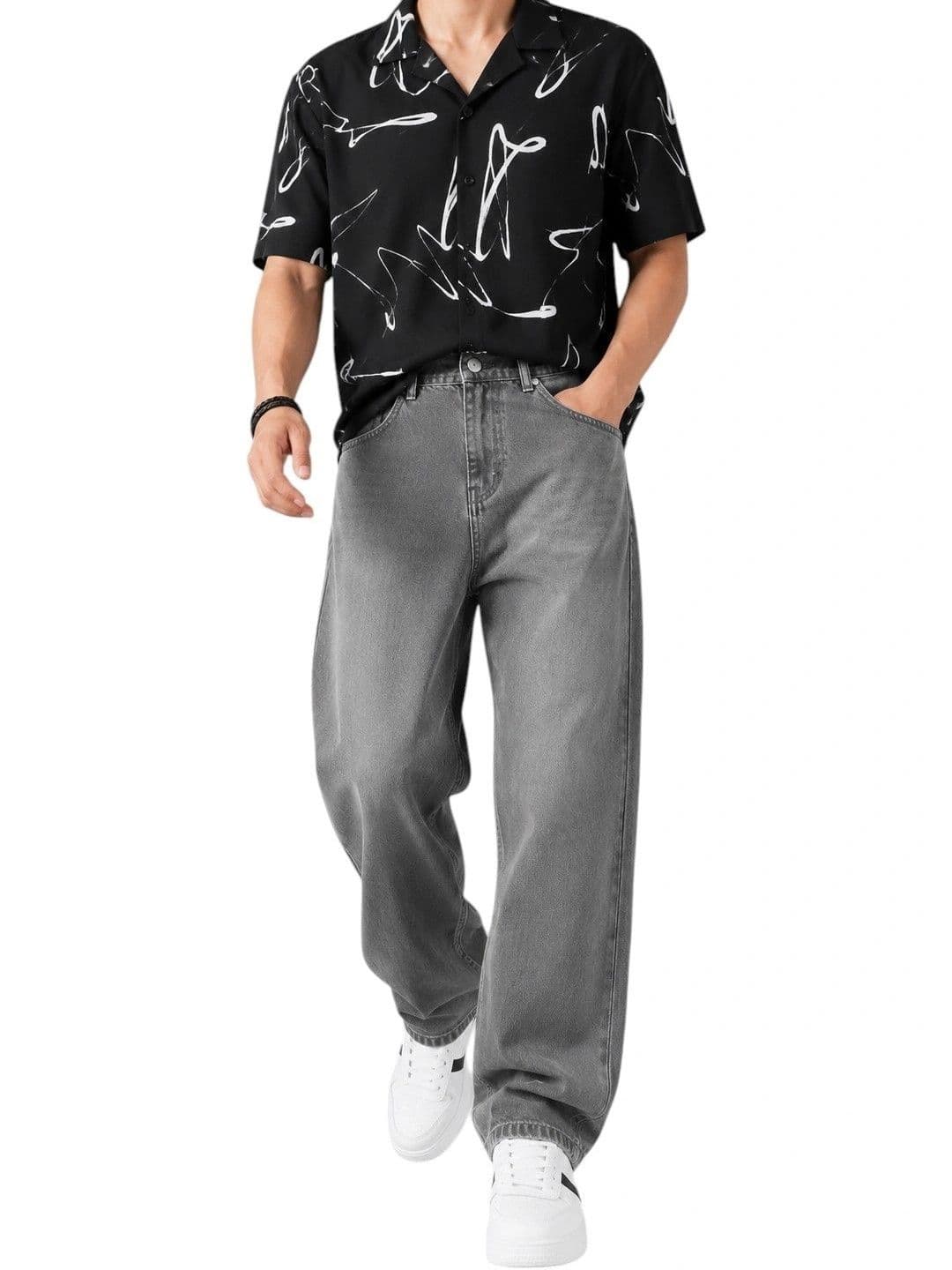 FICTION Men Comfort Mid-Rise Jeans - view 1