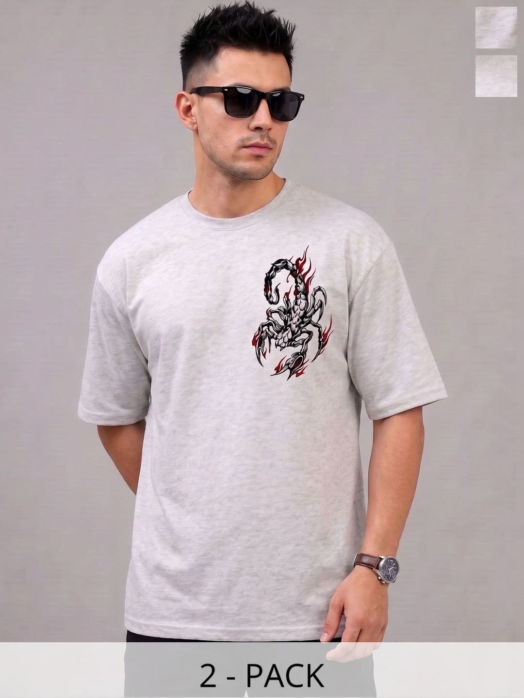 Kasendra Men Graphic Printed Relaxed Fit T-shirt - view 1