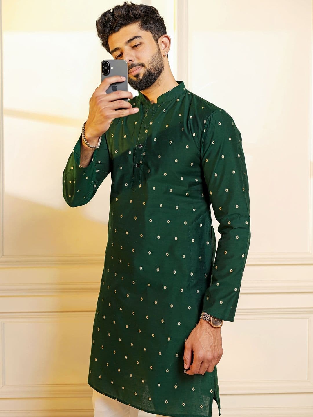Koshin Men Grandeur & Majestic Artwork Kurta - view 1