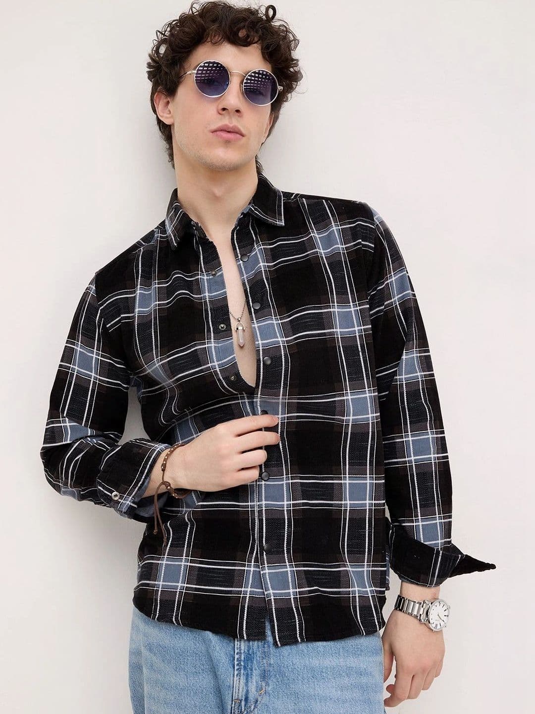 VASTRADO Men Classic Checked Casual Shirt - view 1