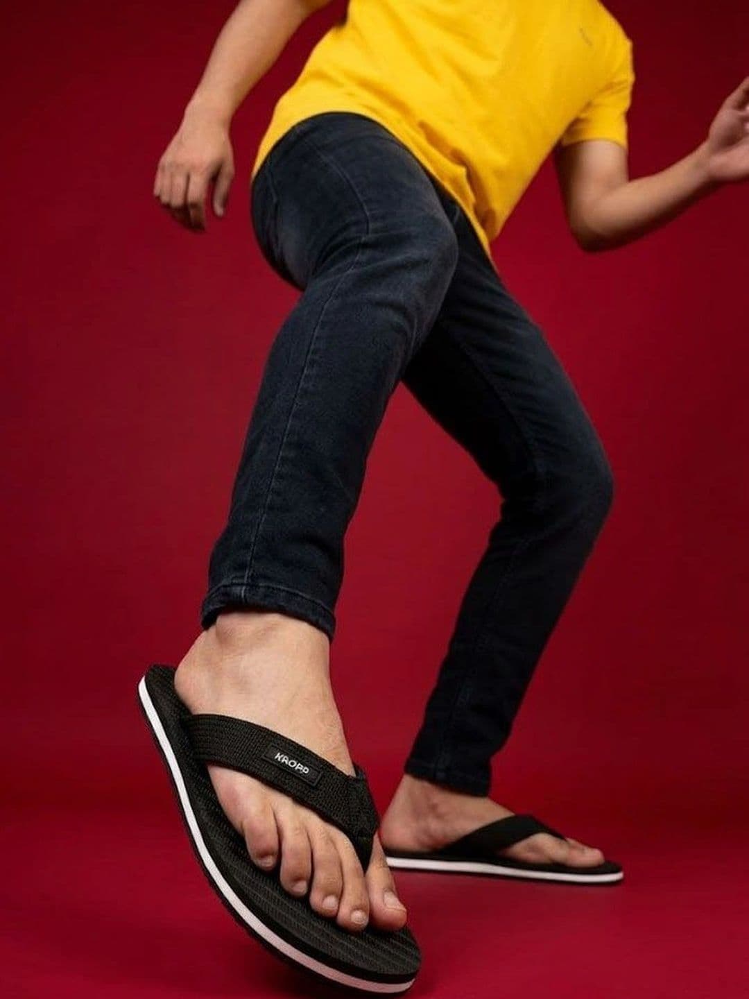 Hsquare Men Rubber Thong Flip-Flops - view 1