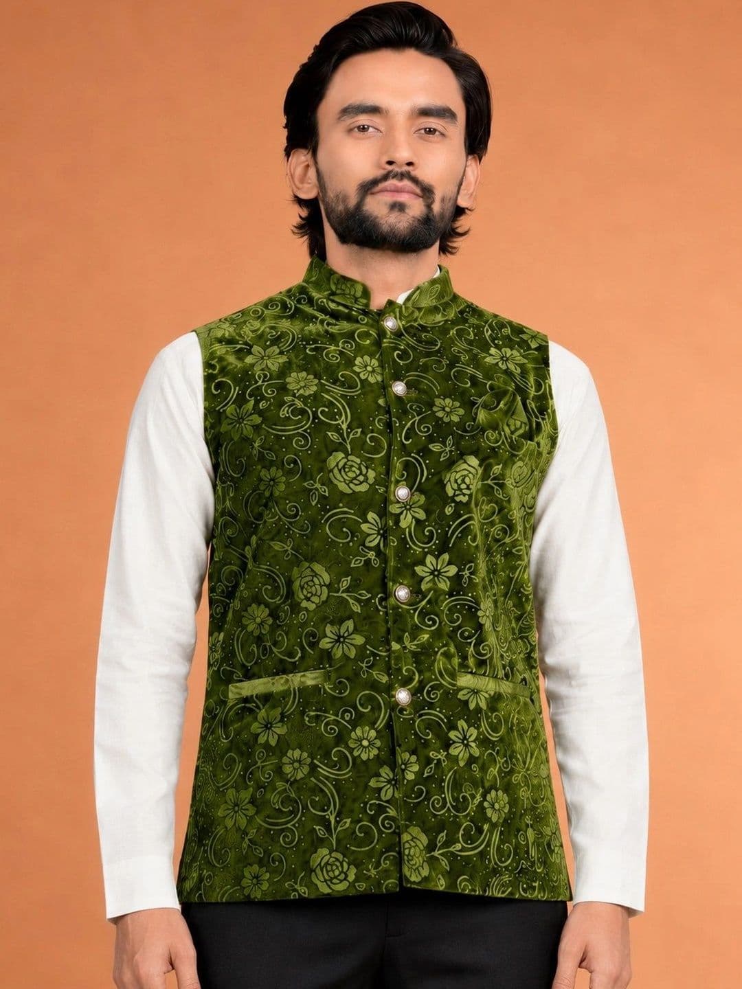 ELYXAROSE Men Open Front Jacket - view 1
