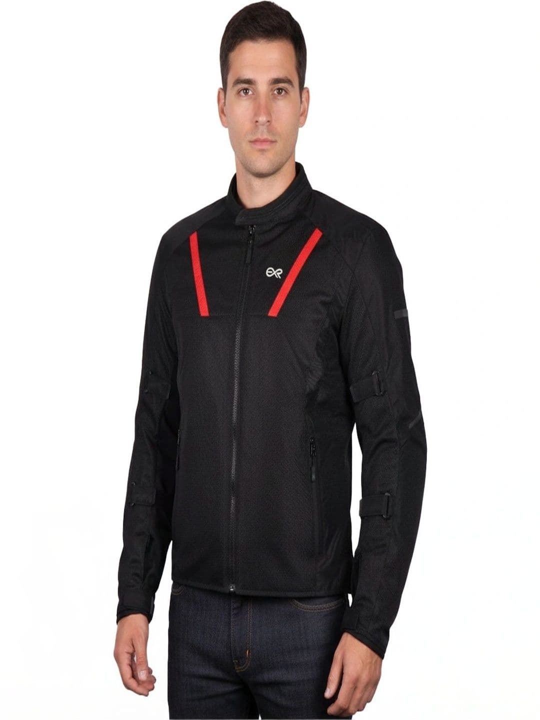 EverRide Men Colourblocked Reflective Strip Sporty Jacket - view 1
