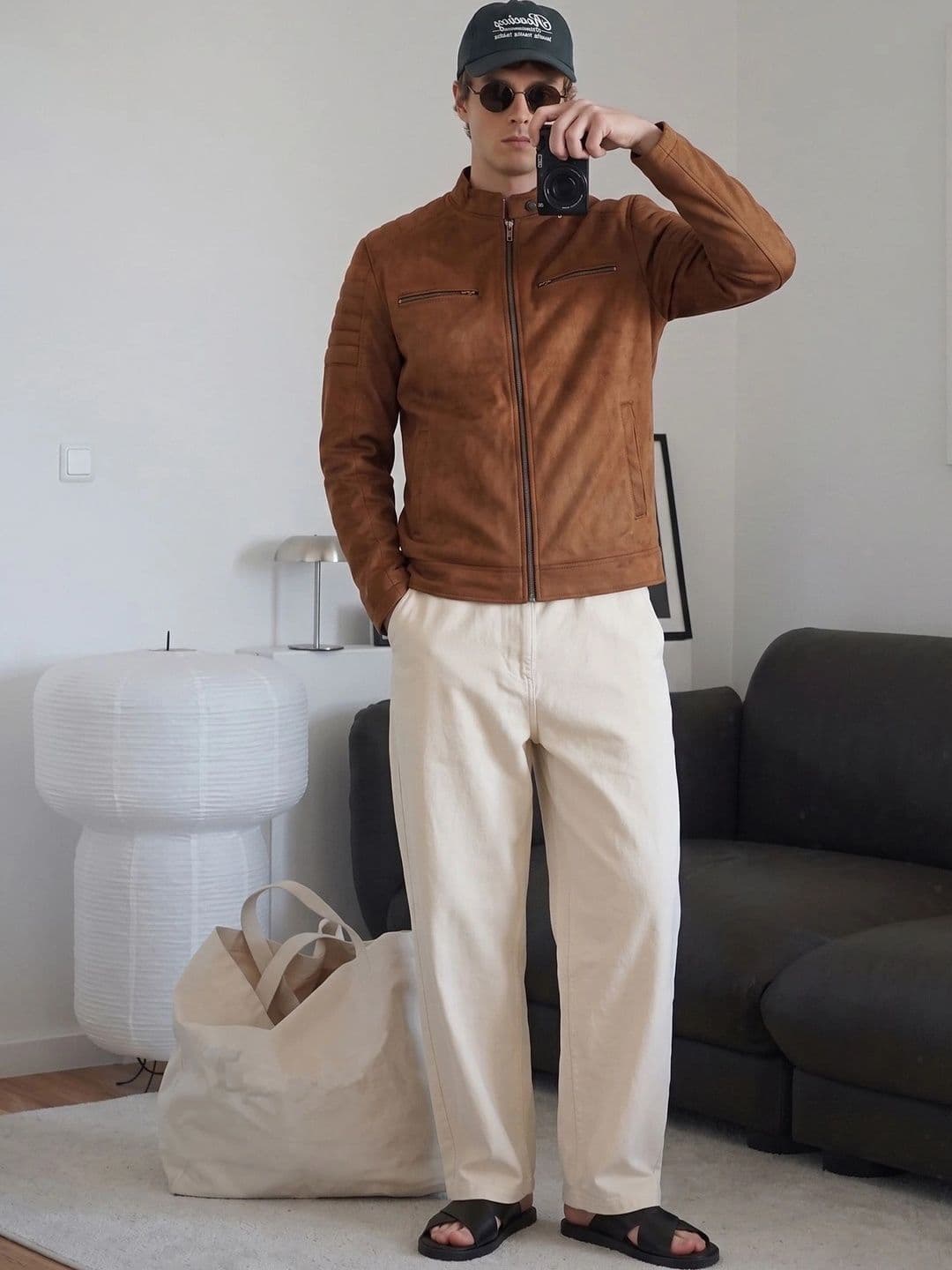 Roadster Men Suede Outdoor Biker Jacket - view 1