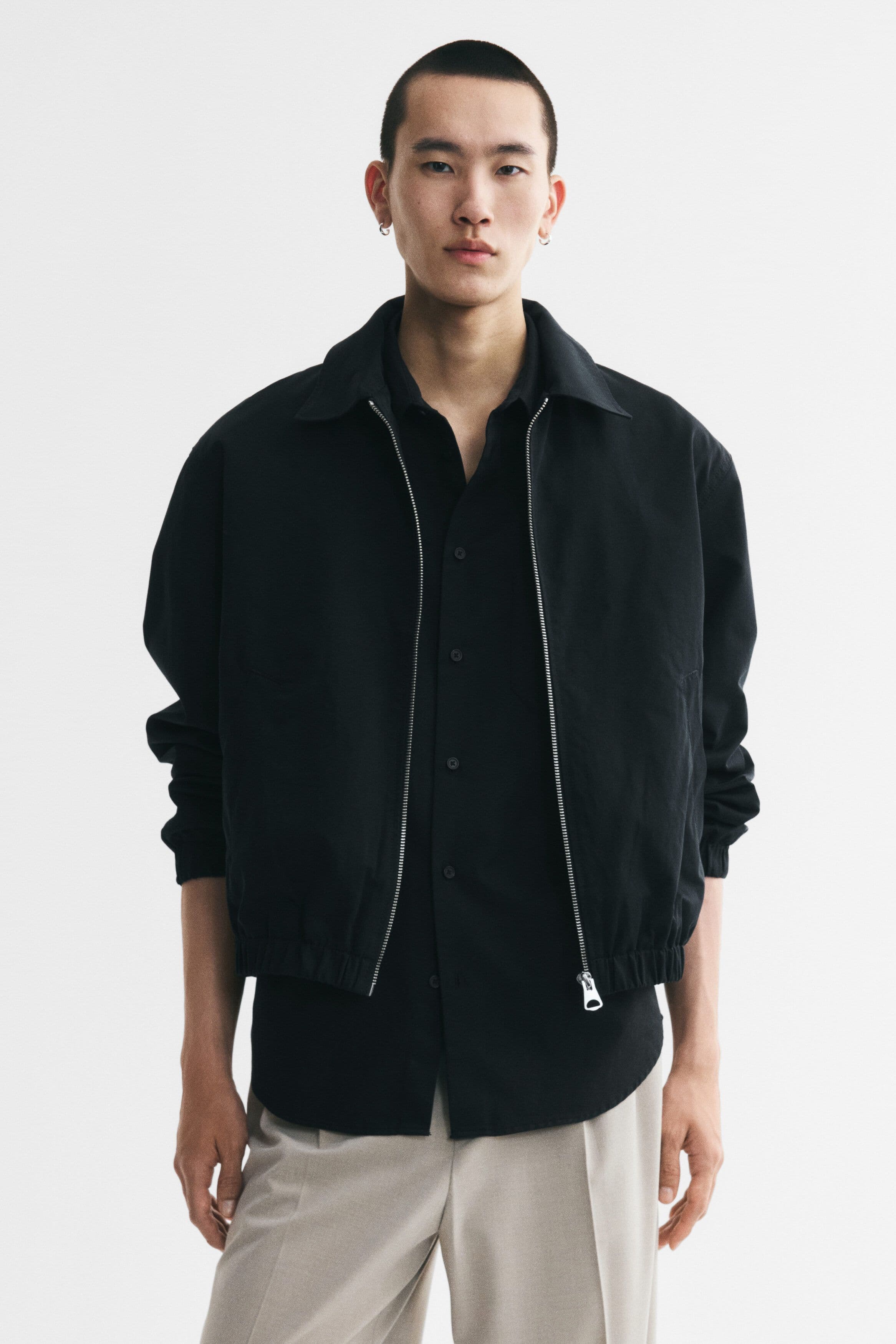 H&M Collared cotton jacket - view 1