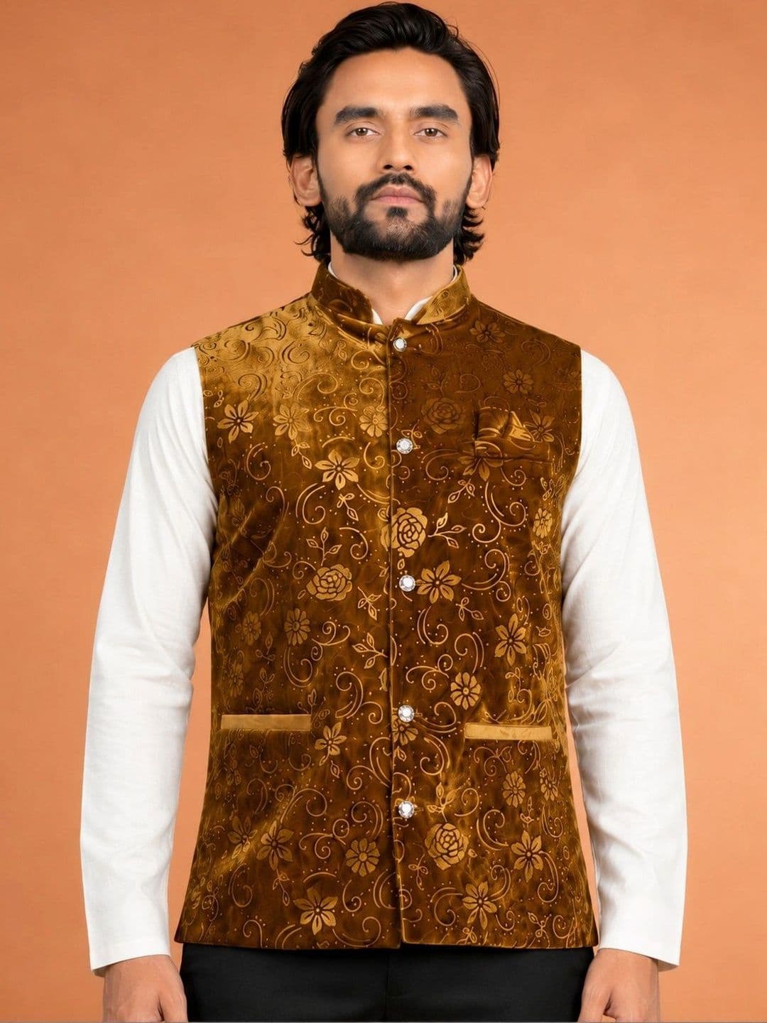 ELYXAROSE Men Open Front Jacket - view 1