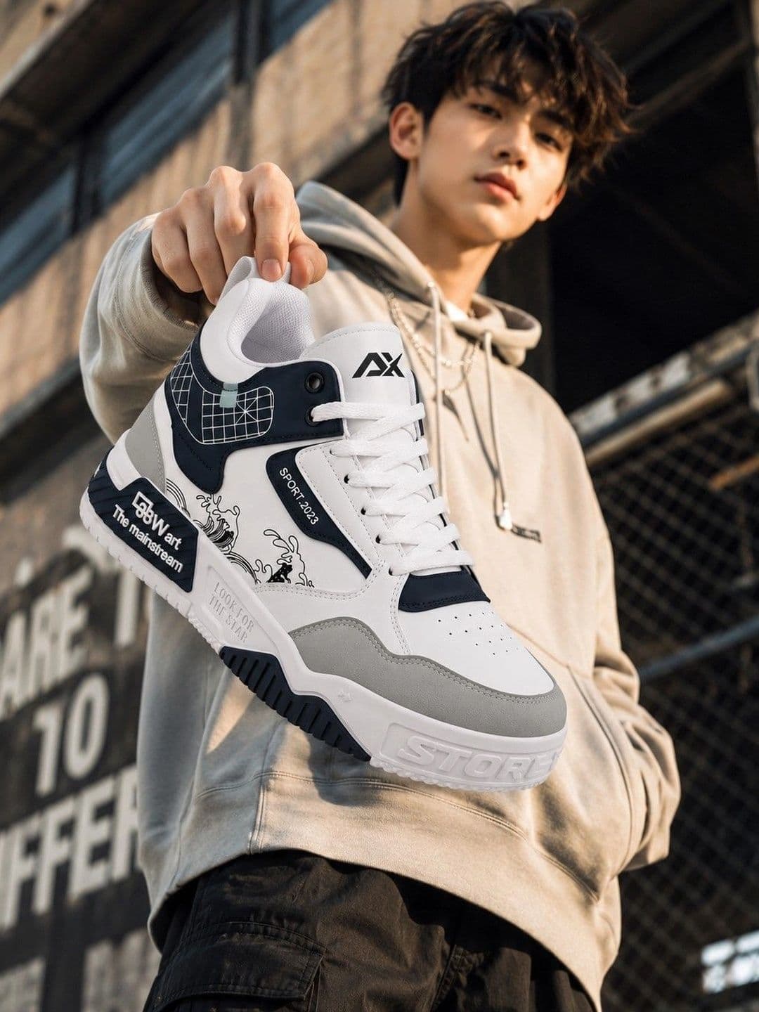 AIRBELL X AIRX Men Colourblocked Sneakers - view 1
